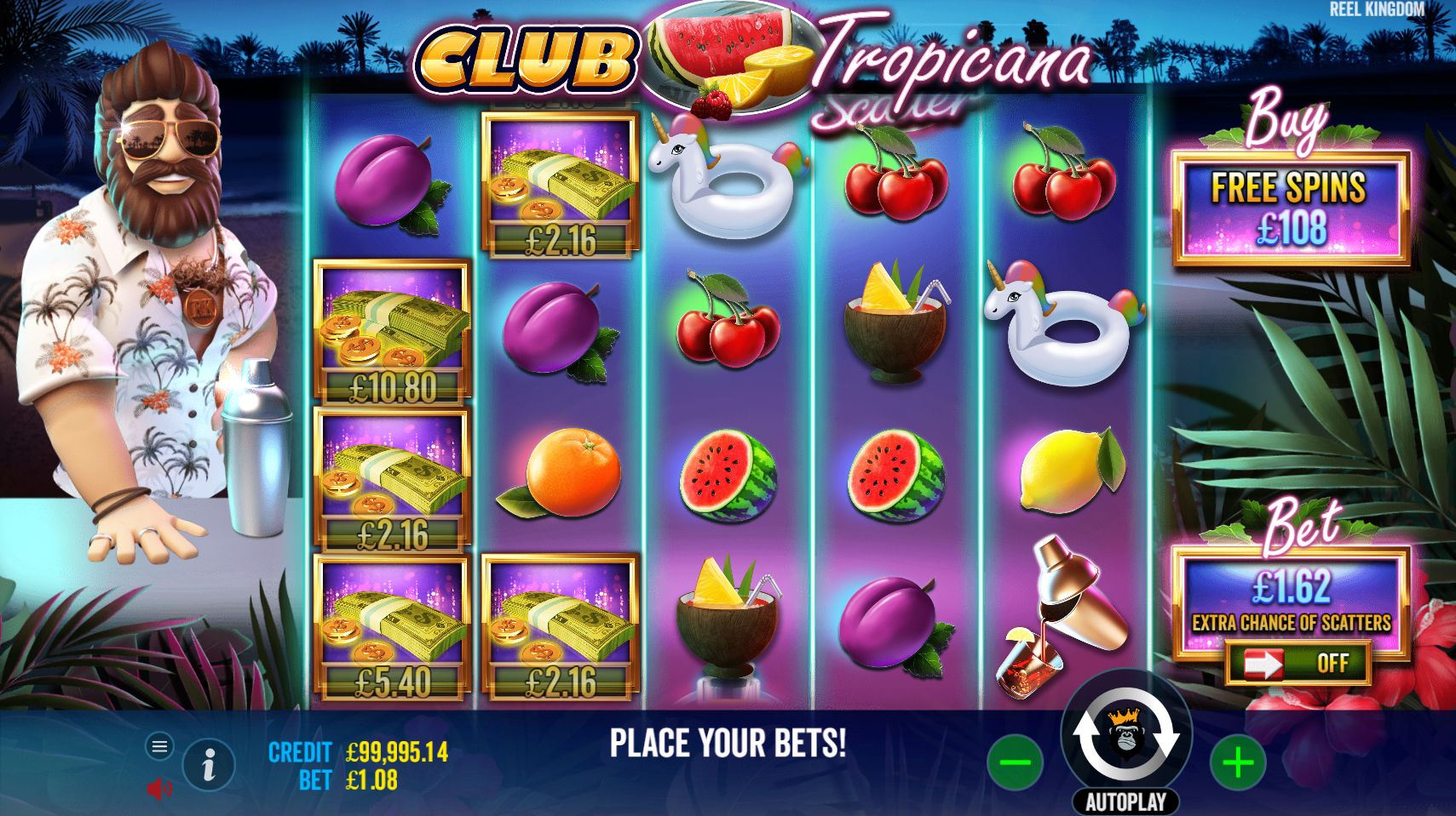 club tropicana pragmatic play slot online demo