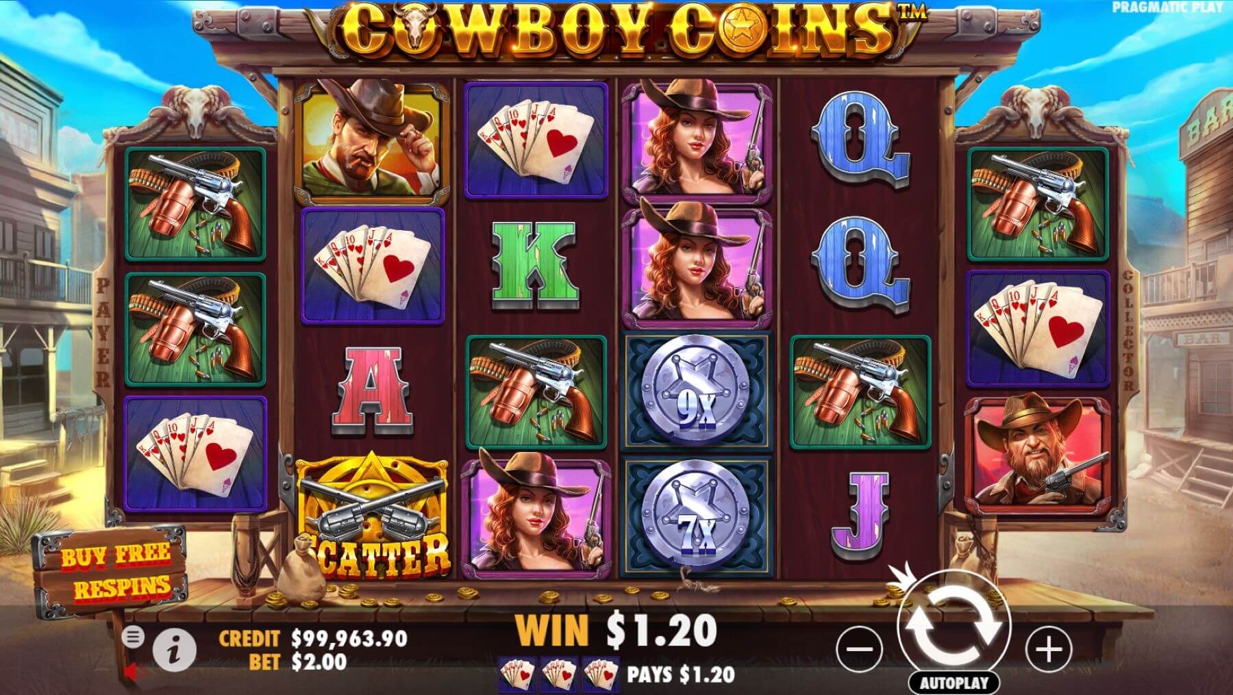 Cowboy Coins pragmatic play slot online demo
