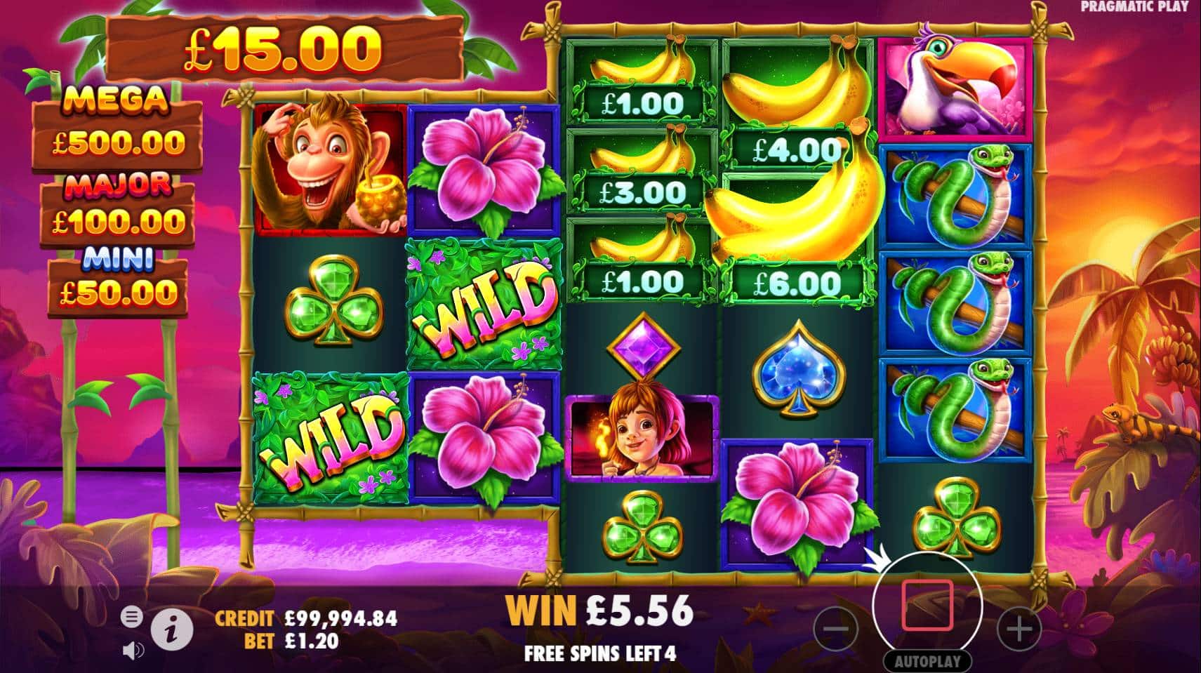 Wild Wild Bananas pragmatic play slot online demo