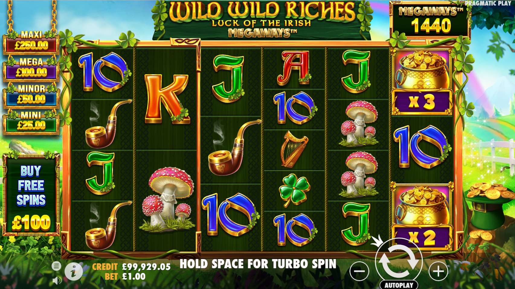 Wild Wild Riches Megaways pragmatic play slot online demo