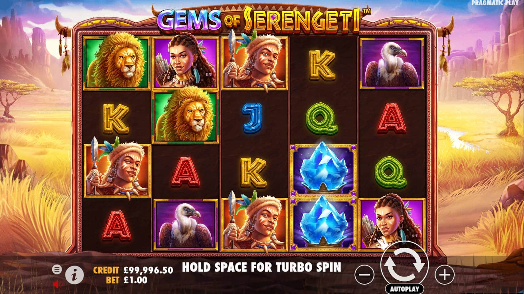 Gems of Serengeti pragmatic play slot online demo